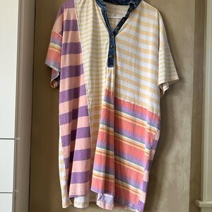 Free People Multicolor Striped Mini Dress